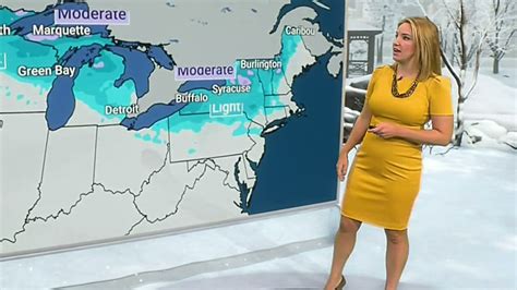 Alex Wilson The Weather Channel 112921 Tight Gold Dress Easy On