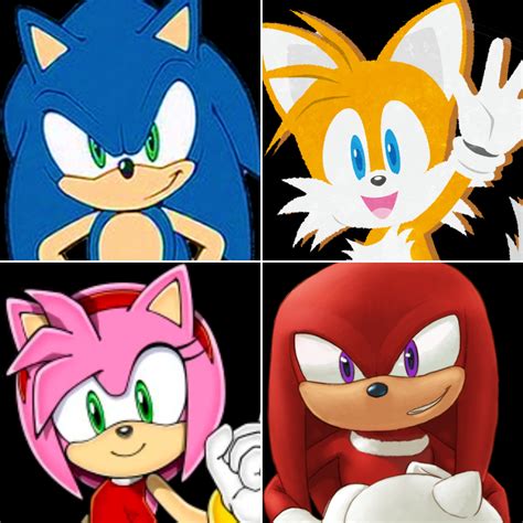 Sonictails Knuckles And Shadow