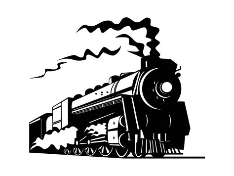 Steam Engine 4 Train Locomotive Vintage Railroad Track Transportation