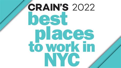 Crain S Best Places To Work Crain S New York Business
