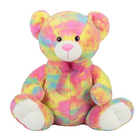 Way To Celebrate Xl Rainbow Plush Toy Teddy Bear Walmart Com