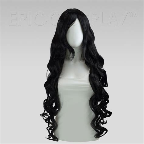 Black Cosplay Wig Cosplay Hair Cosplay Wigs Epic Cosplay Black Curly Wig Black Wig Long