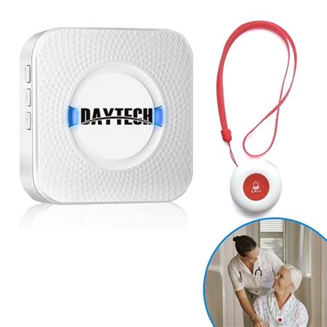 Daytech Caregiver Pagers Emergency Panic Call Button For Elderly Senior