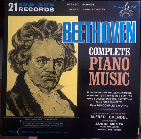 Beethoven Complete Piano Music Discogs
