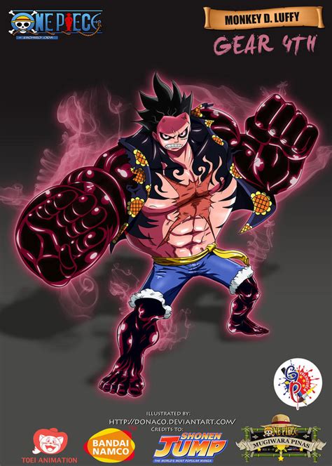 Monkey D Luffy Gear 4rth By Donaco On Deviantart