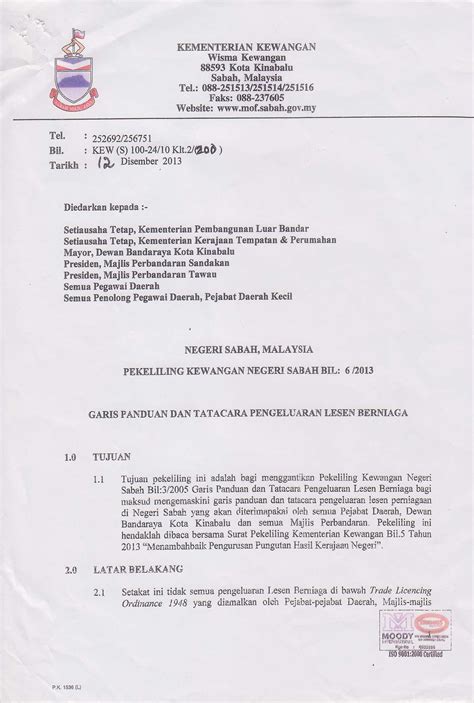 Akta baru ini memerlukan pengendali takaful berlesen komposit menukar perniagaan mereka menjadi lesen. Pekeliling Kementerian Kewangan Negeri Sabah 6/2013 ...