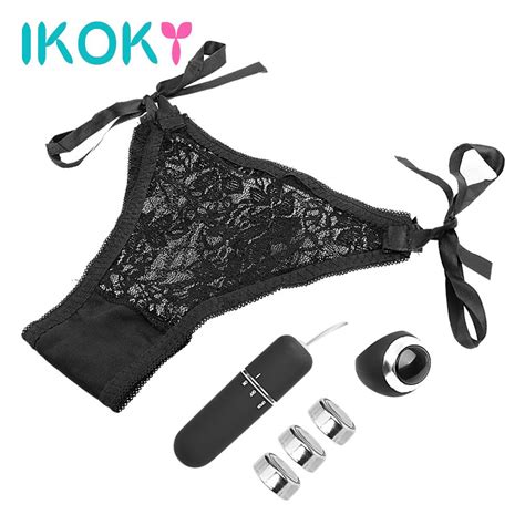 ikoky panty vibrator female masturbation finger ring wireless remote control 10 frequency