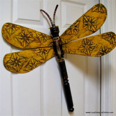 Fan Blade Dragonfly Dragonfly Yard Art Fan Blade Art Diy Projects To