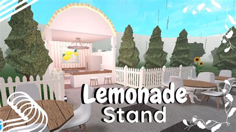 Bloxburg Lemonade Stand Speedbuild No Gamepass Youtube