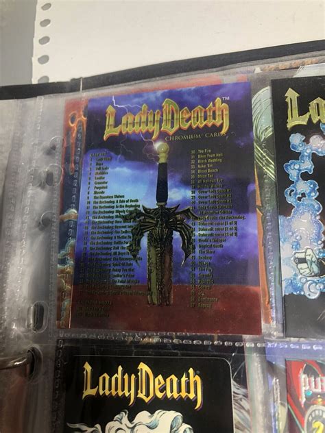 1994 Lady Death Chromium Trading Cards And 1995 Krome Evil Ernie Series 2