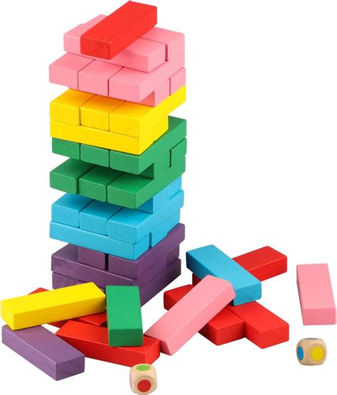 Wondertoys Wooden Stacking Toys Board Games Building Blocks For Kids
