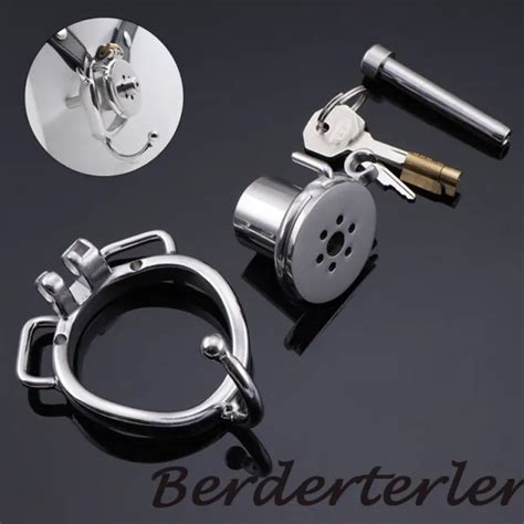 New Ultra Tiny Chastity Cage Device Small Metal Ring Metal Ring Lock
