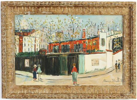 Maurice Utrillo Sacré Coeur à Rue Saint Rustique Mutualart