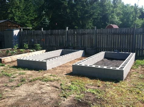 How To Make A Cinder Block Raised Bed Garden