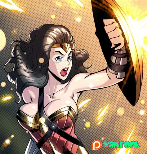Commission Work Wonderwoman SFW By Xamrock Hentai Foundry