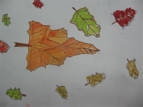 Два плюс два: Уроки творчества: осенние листья