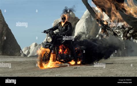 The Ghost Rider In Columbia Pictures Ghost Rider Spirit Of Vengeance