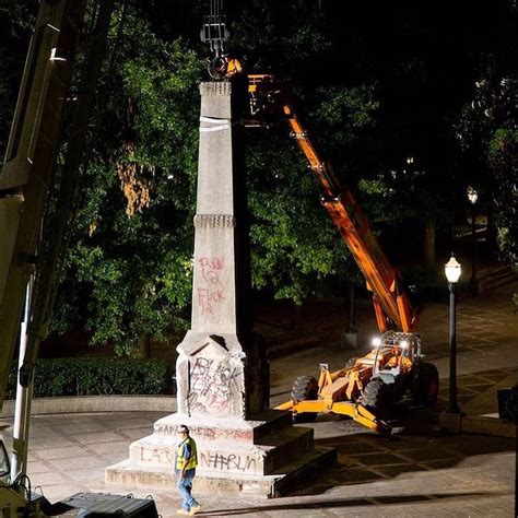 Obelisk Confederate Monument Removed From Birminghams Linn Park Reckon