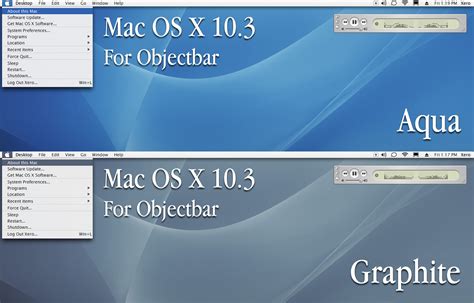 Wincustomize Explore Objectbar Mac Os X Panther Graphite
