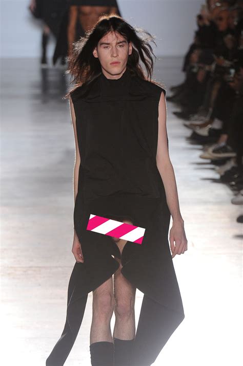 the rick owens fall 2015 men s show is completely totally nsfw glamour
