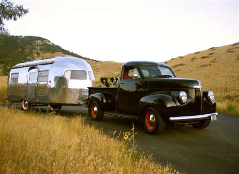In Tow Vintage Travel Trailers Vintage Trailers Studebaker Trucks