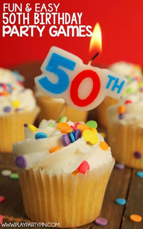 50th Birthday Party Games And Ideas From Plus A List