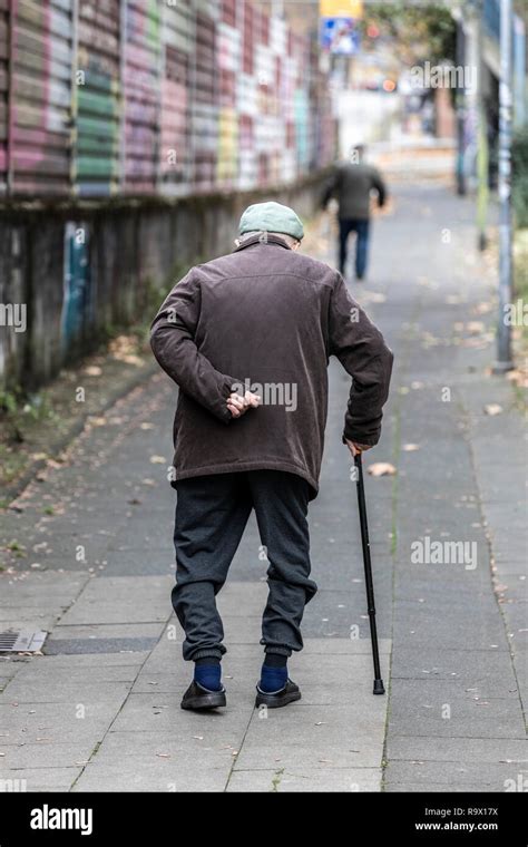 Old Man Walking Stick On Hi Res Stock Photography And Images Alamy