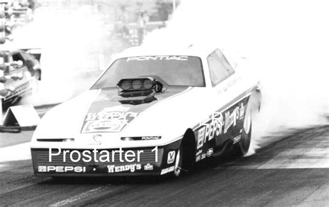 Don Prudhomme 1984 Pepsiwendys Trans Am Funny Car 4x6 Bandw Drag Racing