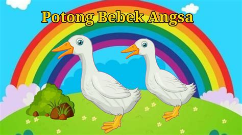 Lagu Anak Potong Bebek Angsa Animasi Bebek Angsa Bebek Berenang