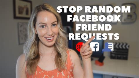 Stop Random Facebook Friend Requests Facebook Friend Request Friends