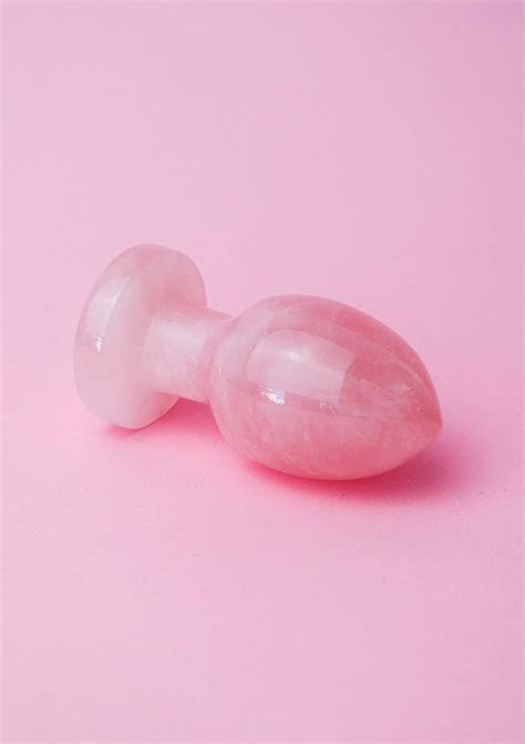 rose quartz love plug crystal butt plug pink crystal sex etsy