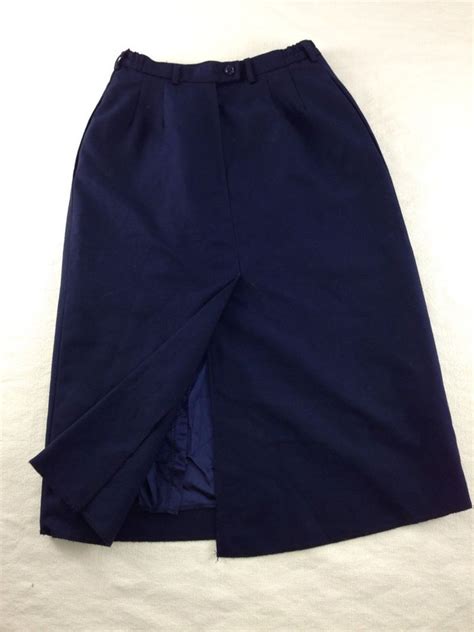Skirt Womens 10 Wr X 23 Vgc Us Air Force Usaf Service Dress Blue 1620