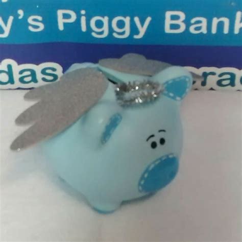Puerquitos Alcancía Diseños De Angel Tama Piggy Bank Piglets Party