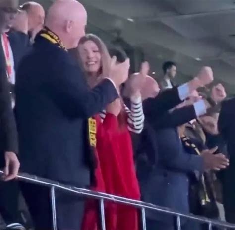 Spanish Fa Creep Criticised For Grabbing Crotch Next To Queen And 16