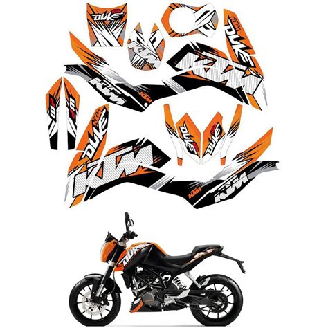 Graphics Kit Stickers Decal Kit Emblems Kit For Ktm Duke 200 125 390