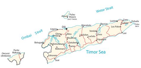 Map Of East Timor Gis Geography