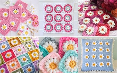 Crochet Daisy Granny Squares Ideas And Free Patterns Your Crochet