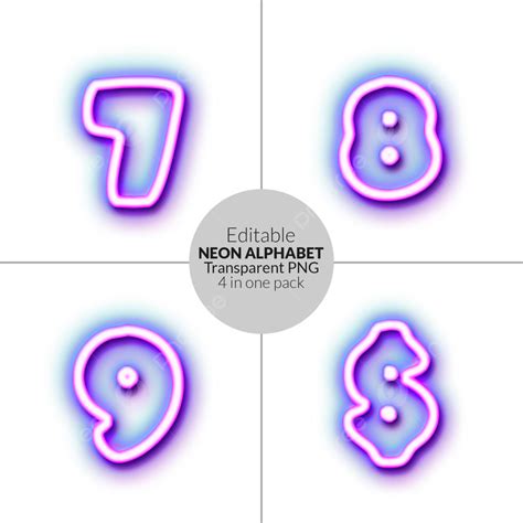 Neon Alphabets Png Transparent Neon Alphabet Transparent Png