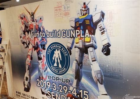 The Gundam Base Tokyo Pop Up In Sendai Will Start Today At Sendai