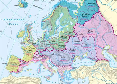 Diercke Weltatlas Kartenansicht Europa Küsten Und Flüsse 978 3