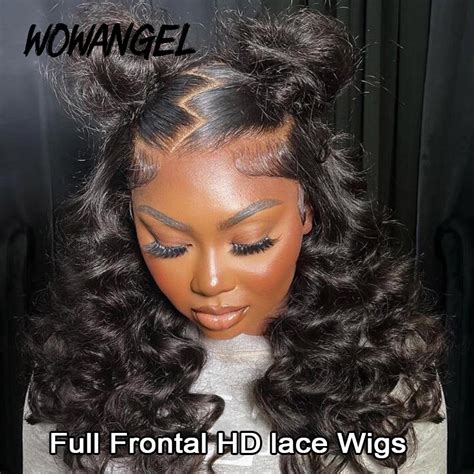 Wow Angel 250 Loose Wave Wig Full Lace Wigs Hd Lace Frontal Wigs Melt