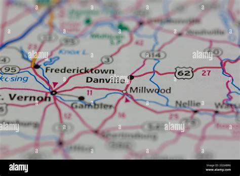 Map Of Danville Ohio Hi Res Stock Photography And Images Alamy