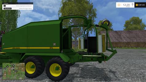 John Deere 678 Baler Wrapper V 10 For Fs 15 Farming