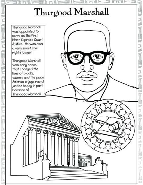 Famous African American Coloring Pages At Free