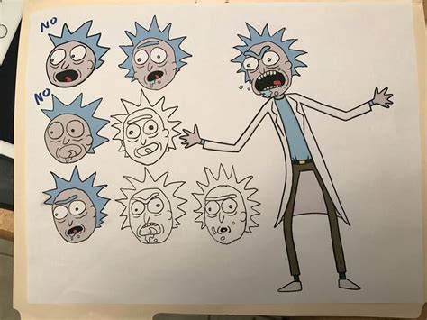 Rick Y Morty Bocetos Rick Y Morty Dibujos Sencillos Rick Y