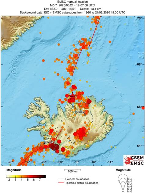 Strong And Shallow M60 Earthquake Hits Iceland Ongoing Intense