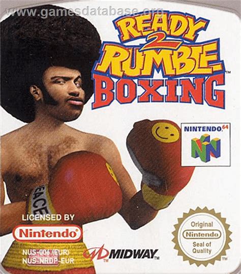 Ready 2 Rumble Boxing Round 2 Nintendo N64 Artwork Cartridge Top