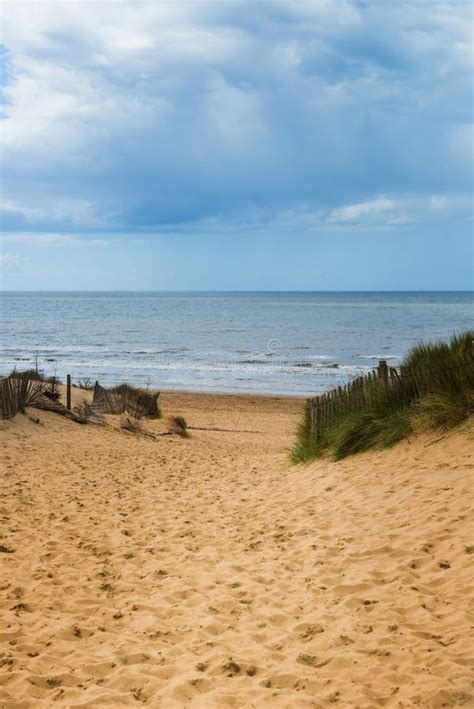 Formby Beach Near Liverpool On A Sunny Day Stock Photo Image Of