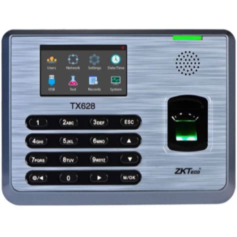 Zkteco Tx 628 Fingerprint Optical Sensor Access Control