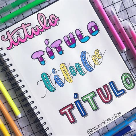 Titulos Para Cadernos Com Desenhos Coloridos Ideias De Casas Geminadas